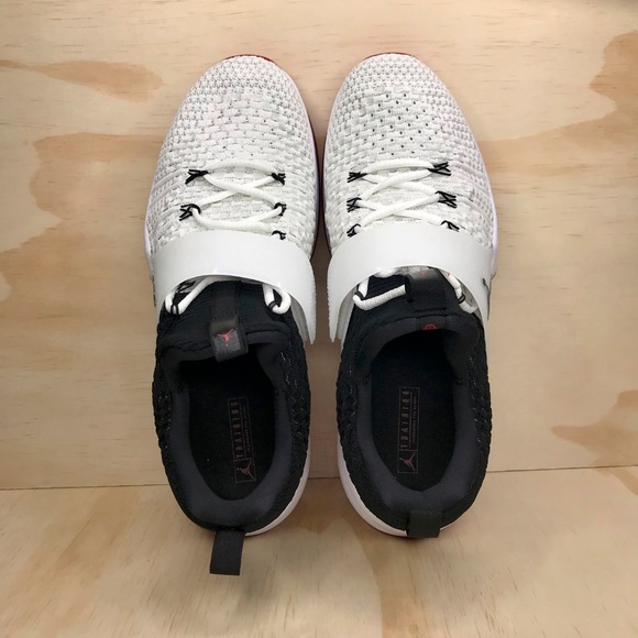 NEW Jordan Trainer 2 Flyknit Black White and Red - Picture 5 of 8